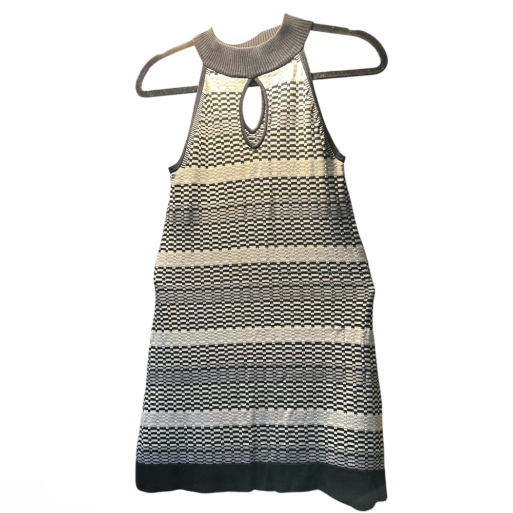 3/$7 Y2K Arden B Black & white striped dress size L